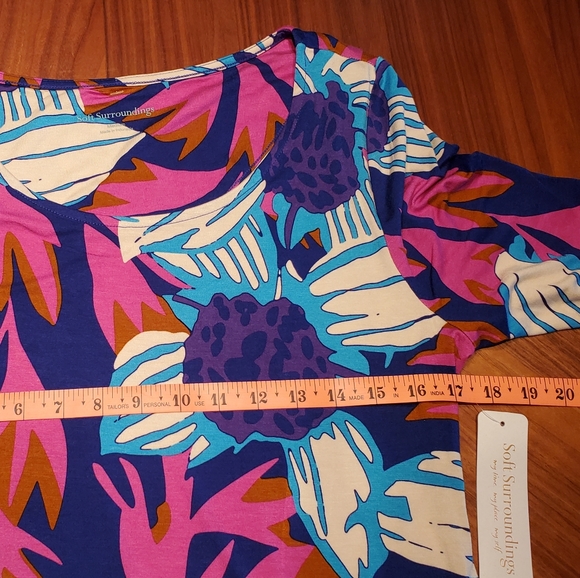 Soft Surroundings Soft Jersey Serena Maxi Dress NWT $130 medium 10/12 - Picture 8 of 9